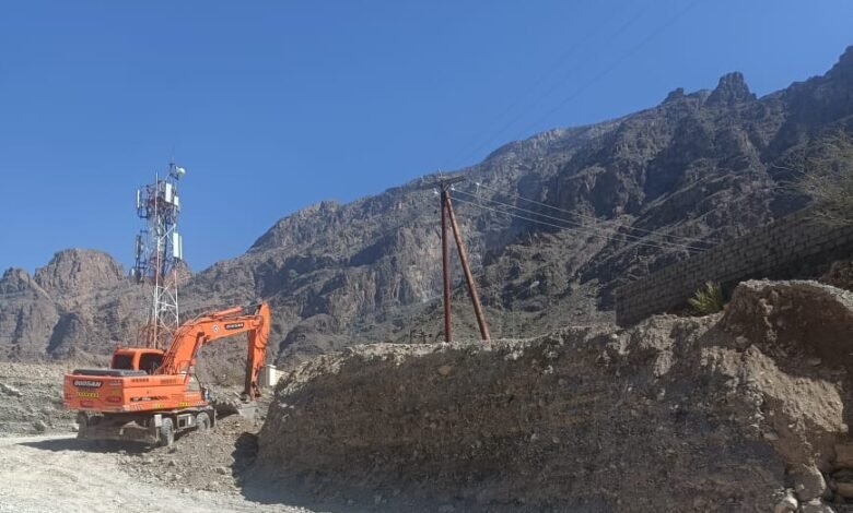 الطريق المؤدي لمسفاة الشريقيين بولاية العوابي