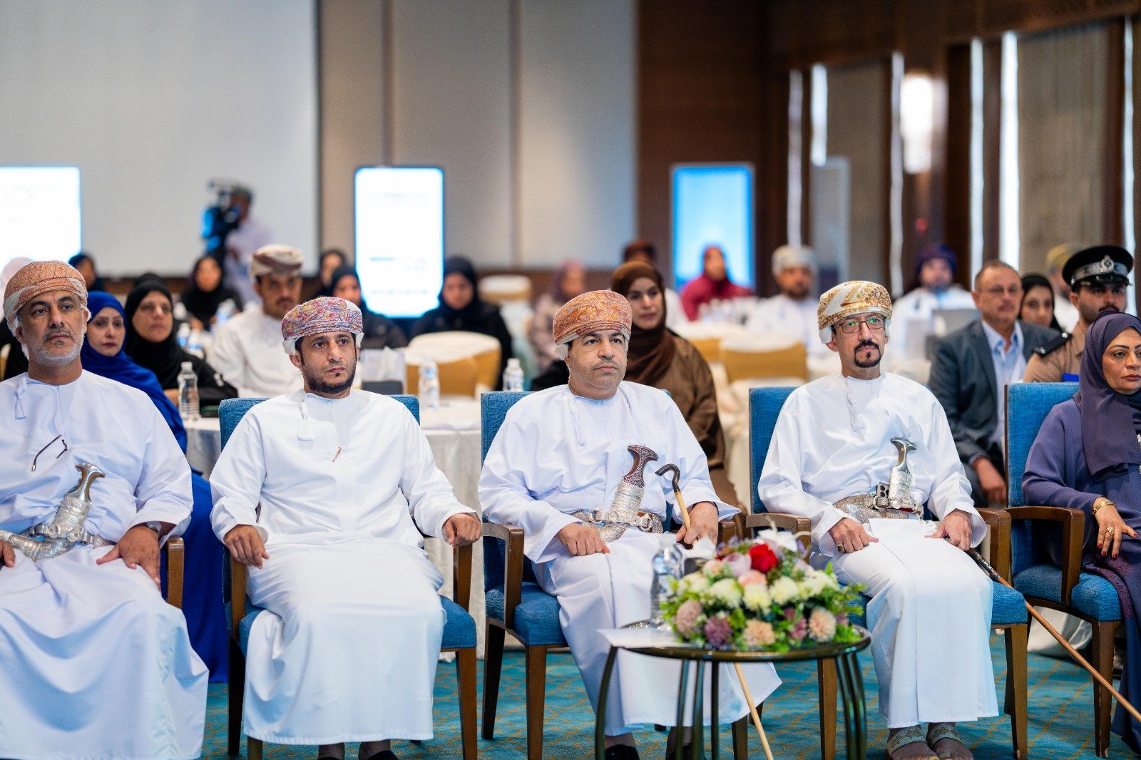 سعادة الدكتور سعيد الربيعي خلال تدشين منصة آفاق للنتاج الفكري للجامعة
